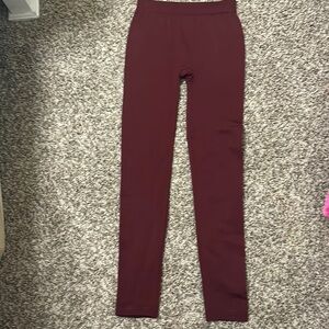 Pink Rose maroon tights